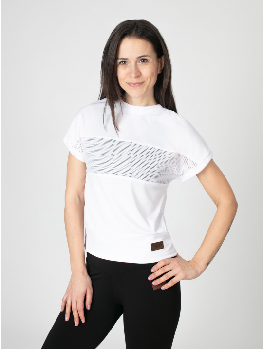 IceDress Drexiss dámské funkční CoolMax tričko GYM WHITE