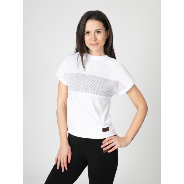  IceDress Drexiss dámské funkční CoolMax tričko GYM WHITE