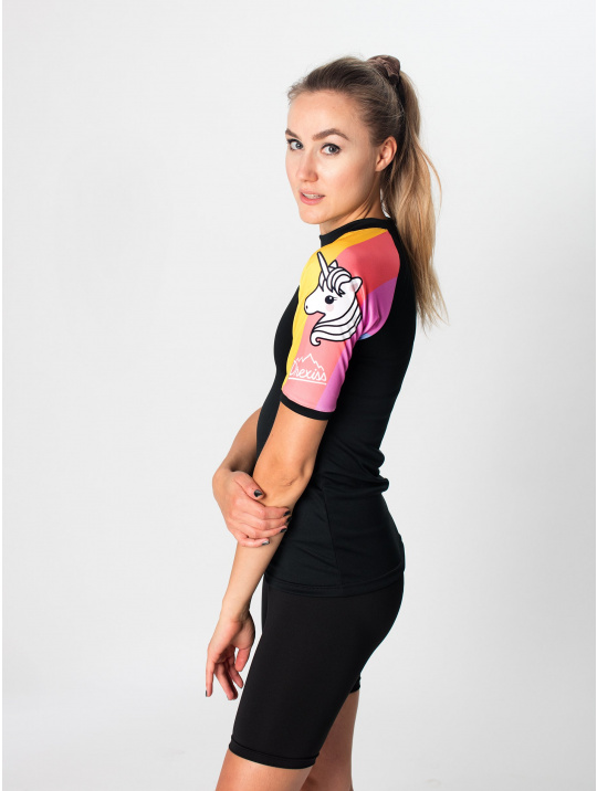 IceDress Drexiss dámské funkční CoolMax tričko UNICORN krátký rukáv