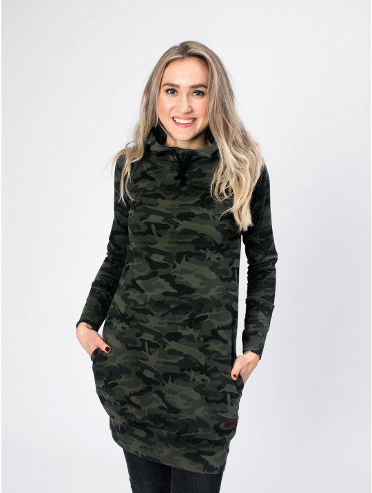 IceDress Drexiss dámské MIKINOŠATY ARMY