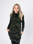  IceDress Drexiss dámské MIKINOŠATY ARMY