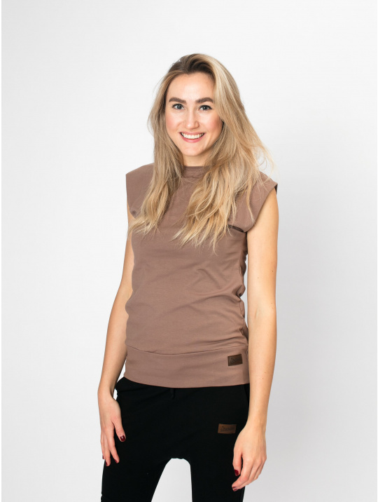 IceDress Drexiss dámské tričko BASIC COFFEE