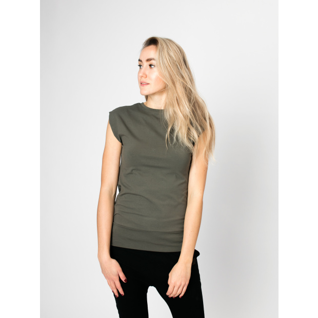  IceDress Drexiss dámské tričko BASIC DARK KHAKI