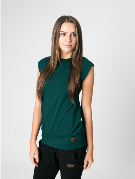 IceDress Drexiss dámské tričko BASIC DARK GREEN