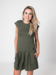  IceDress Drexiss dámské letní šaty GAB DARK KHAKI