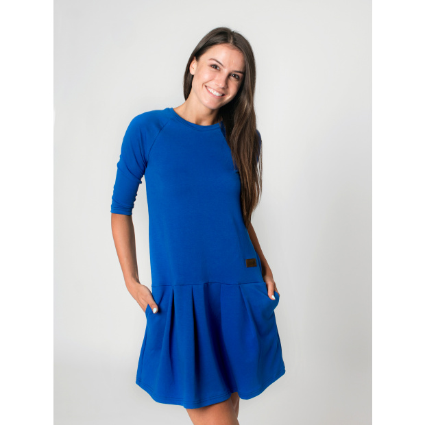  IceDress Drexiss dámské podzimní šaty GAB QUEEN BLUE