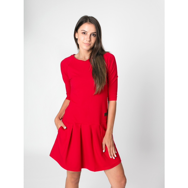  IceDress Drexiss dámské podzimní šaty GAB RED