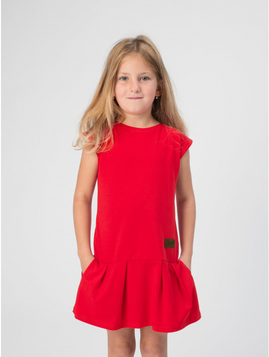 IceDress Drexiss dětské letní šaty GAB RED
