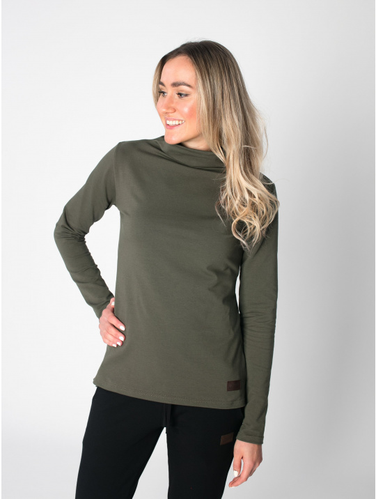 IceDress Drexiss dámská mikina LILI DARK KHAKI