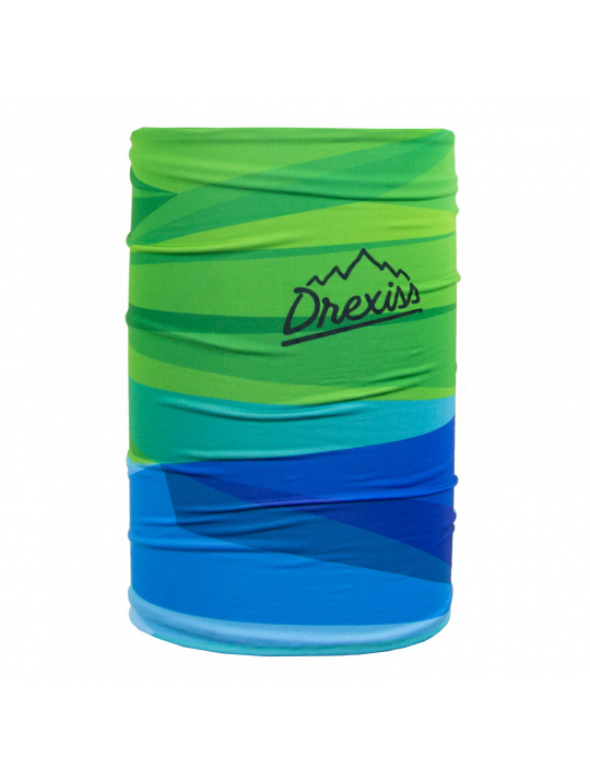 IceDress Drexiss funkční nákrčník SHAPES - GREEN BLUE