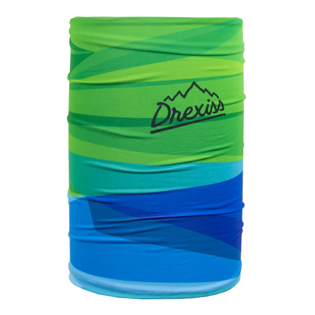  IceDress Drexiss funkční nákrčník SHAPES - GREEN BLUE