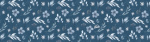  IceDress Drexiss funkční čelenka DARK BLUE FLOWERS