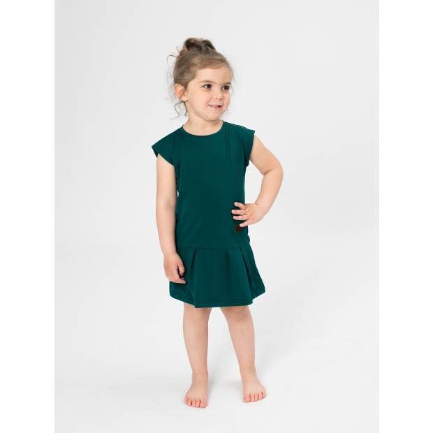  IceDress Drexiss dětské letní šaty GAB DARK GREEN