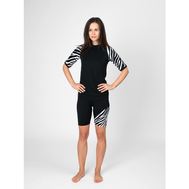  IceDress Drexiss sportovní kraťasy ZEBRA