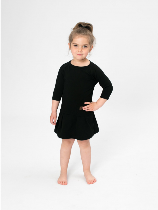 IceDress Drexiss dětské podzimní šaty GAB BLACK