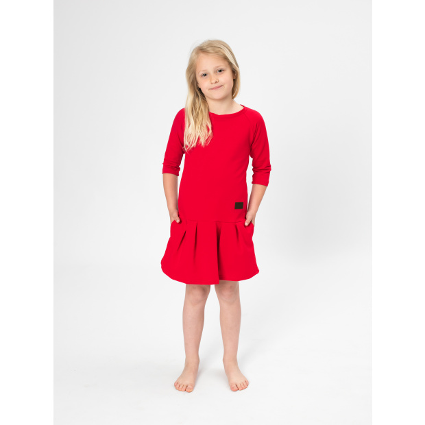  IceDress Drexiss dětské podzimní šaty GAB RED