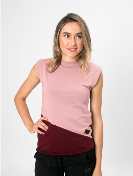 IceDress Drexiss TRIČKO OLD PINK/WINE