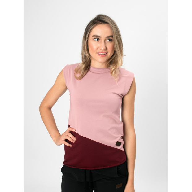  IceDress Drexiss TRIČKO OLD PINK/WINE