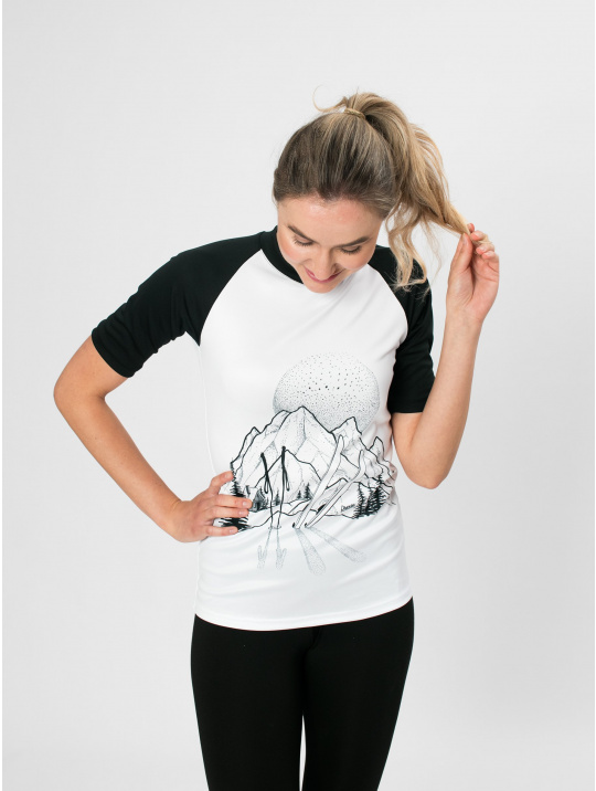 IceDress Drexiss dámské funkční CoolMax tričko SKIALP krátký rukáv