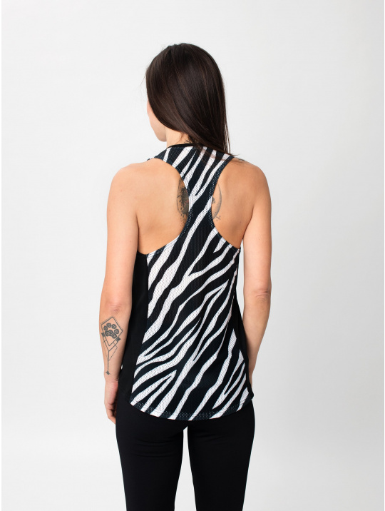 IceDress Drexiss funkční tílko FIT ZEBRA