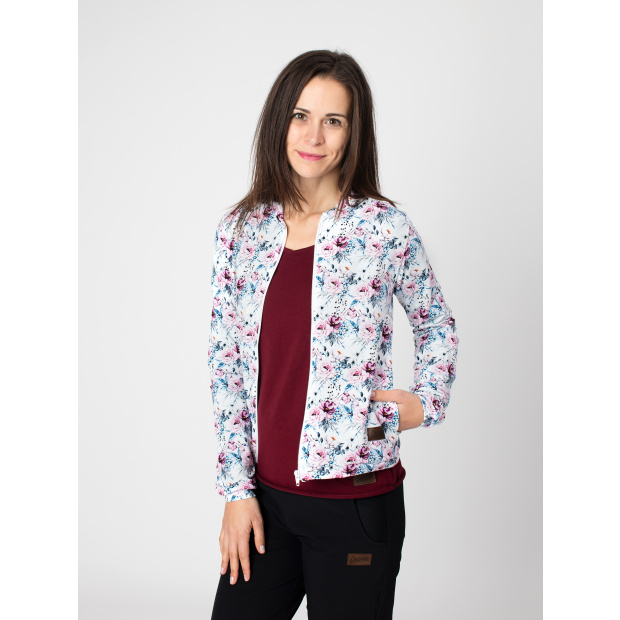  IceDress Drexiss BOMBER - VIOLET FLOWERS