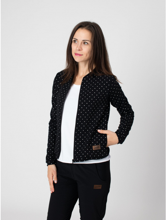 IceDress Drexiss BOMBER - SILVER DOT