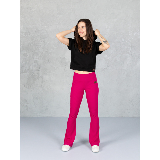  IceDress Drexiss dámská crop top mikina YAYA - BLACK