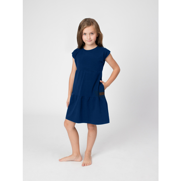  IceDress Drexiss dětské letní šaty SOFIE DARK BLUE