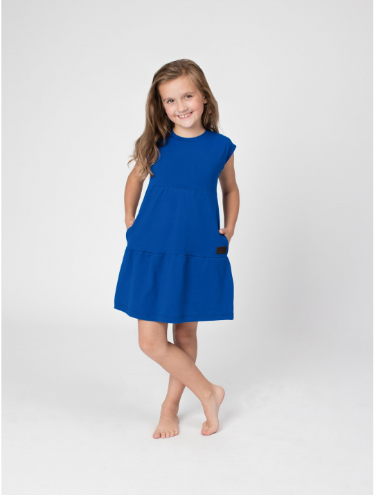 IceDress Drexiss dětské letní šaty SOFIE QUEEN BLUE