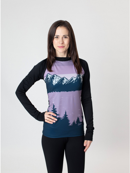 IceDress Drexiss termotriko MOUNTAINS - VIOLET