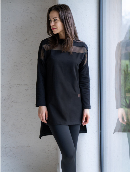 IceDress Drexiss dámská TUNIKA MESH BLACK