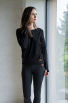  IceDress Drexiss dámská mikina YOGA MESH - BLACK