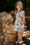  IceDress Drexiss dětské letní šaty SOFIE WHITE MEDAW