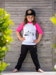  IceDress Drexiss dětské funkční CoolMax triko MOUNTAIN LOVER PINK krátký rukáv