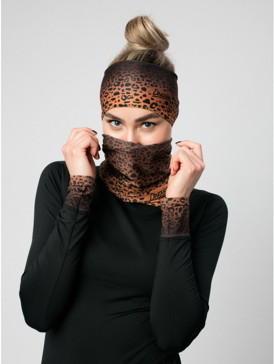 IceDress Drexiss funkční nákrčník LEOPARD