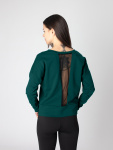  IceDress Drexiss dámská mikina YOGA MESH - DARK GREEN