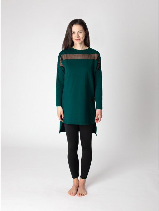 IceDress Drexiss dámská TUNIKA MESH DARK GREEN