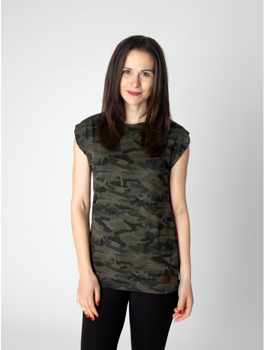 IceDress Drexiss dámské tričko BASIC ARMY