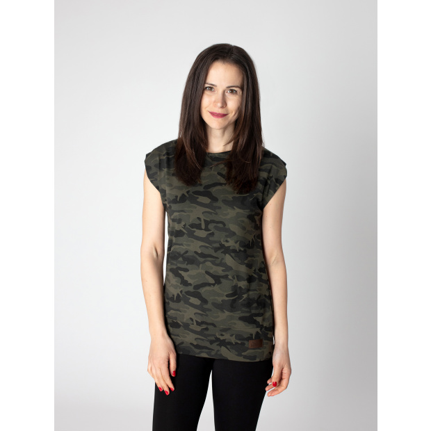  IceDress Drexiss dámské tričko BASIC ARMY