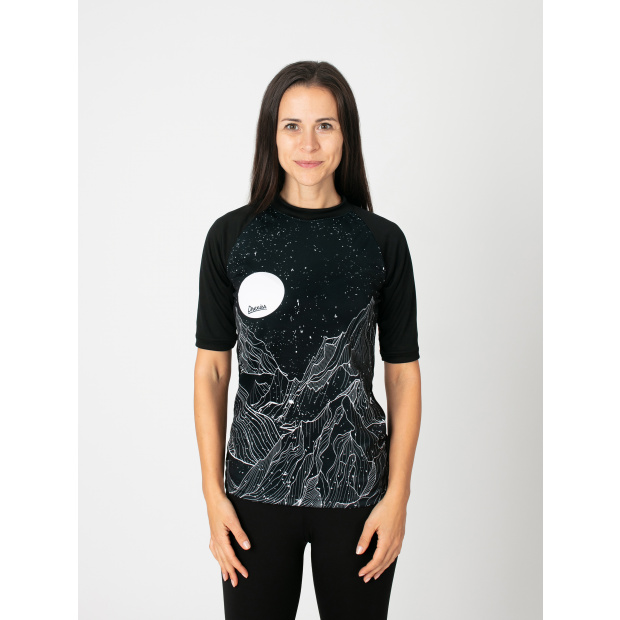  IceDress Drexiss FULL DIAMOND BEACH BLACK COOLMAX krátký rukáv