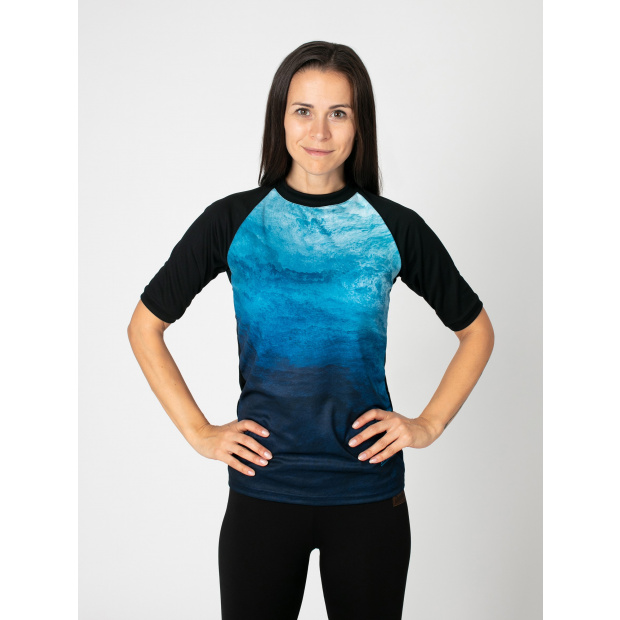  IceDress Drexiss dámské funkční CoolMax tričko OCEAN krátký rukáv