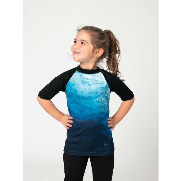  IceDress Drexiss dětské funkční CoolMax triko OCEAN krátký rukáv