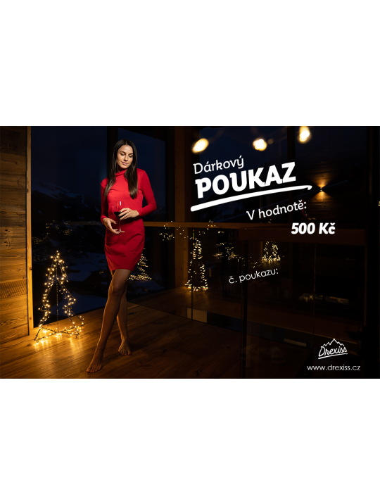 IceDress Dárkový poukaz XMAS - 500 Kč