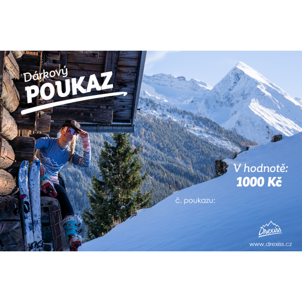  IceDress Dárkový poukaz SKI - 1000,-Kč