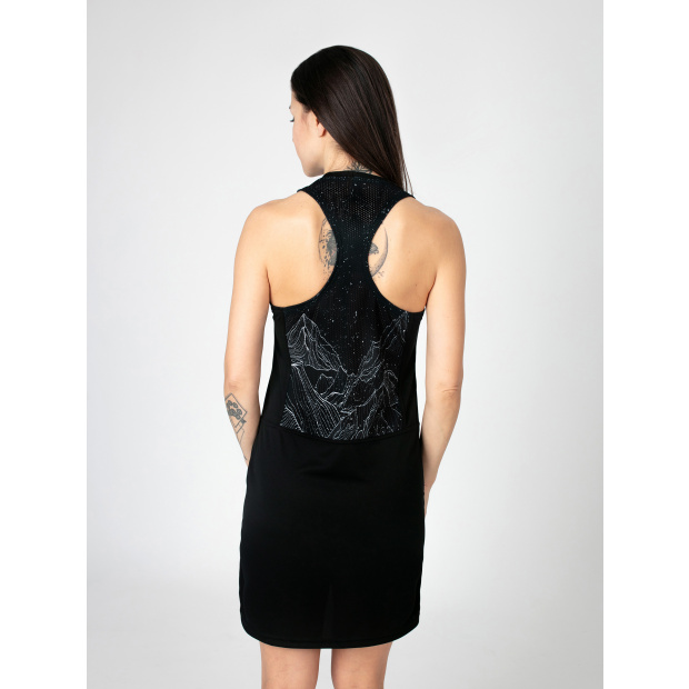  IceDress Drexiss funkční šaty FIT DIAMOND BEACH BLACK