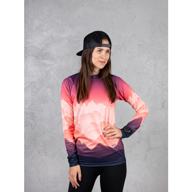  IceDress Drexiss ALL SUNSET PINK COOLMAX dlouhý rukáv