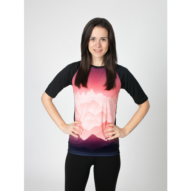  IceDress Drexiss FULL SUNSET PINK COOLMAX krátký rukáv
