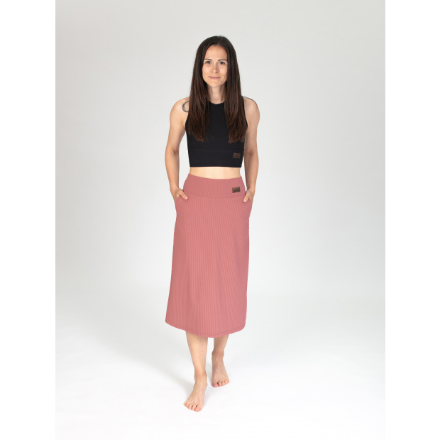  IceDress Drexiss sukně CALLA MIDI OLD PINK