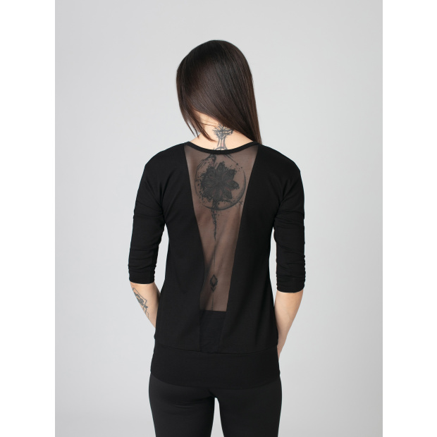  IceDress Drexiss tričko YOGA SPRING MESH BLACK