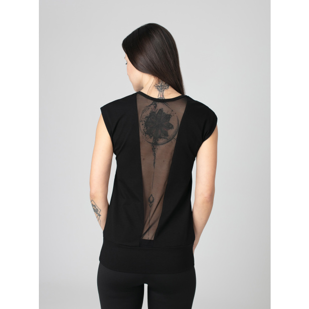  IceDress Drexiss tričko YOGA MESH BLACK